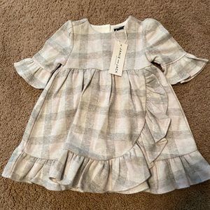 Janie and jack cozy plaid dress